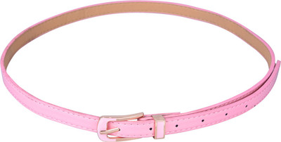 

Stylehoops Women Casual Pink Artificial Leather Belt