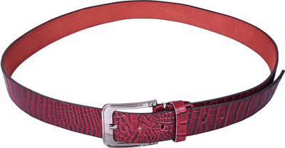 

Stylehoops Men Party Red Artificial Leather Belt