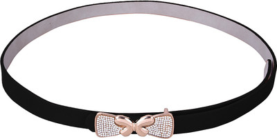

Stylehoops Women Party Black Artificial Leather Belt