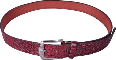 

Stylehoops Men Party Red Artificial Leather Belt