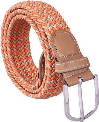 

Stylehoops Men & Women Party Orange, Brown Fabric Belt, Brown;orange