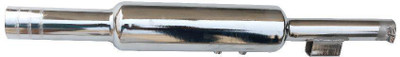 

Enfield Works A&A Automobile Short Bottle Mini Punjab Dholki Empty Exhaust Silencer Chrome For Royal Enfield Standard 500cc Bike Exhaust Heat Shield