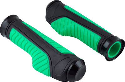 

Autofy Black & Green Rubber Bike Handle Grip For Universal For Bike(Pack of 2)
