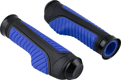 

Autofy Black & Blue Rubber Bike Handle Grip For Universal For Bike(Pack of 2)