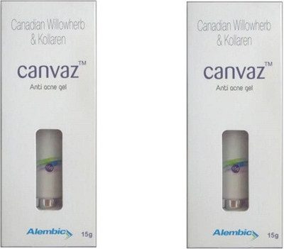 

Alembic Canvaz Anti Acne Gel (Pack of 2 - 15gm each)(30 g)
