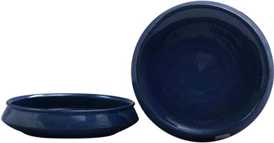 

Caffeine Blue Ferrous Stoneware Bowl Set(Blue, Pack of 2)