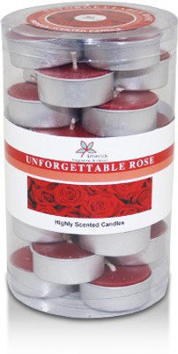 Limerick Home T-Light Set of 27 Candle(Red, Pack of 27)