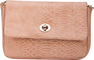 

ILU Casual Pink, Gold Clutch, Gold;pink