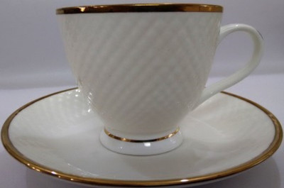 Clay Craft Pack of 12 Bone China(White)