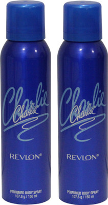 

Revlon Charlie Blue Perfumed Combo Body Spray - For Women(300 ml, Pack of 2)