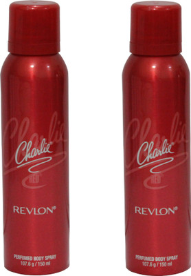 

Revlon Charlie Red Perfumed Combo Body Spray - For Women(300 ml, Pack of 2)