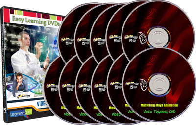 

Easy Learning Mastering Autodesk Maya Animation 35 Video Training Course on 11 DVDs(DVD)