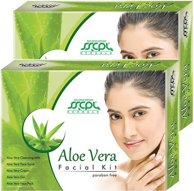 SSCPL Herbals Aloe Vera Facial Kit 50 g(Set of 2)