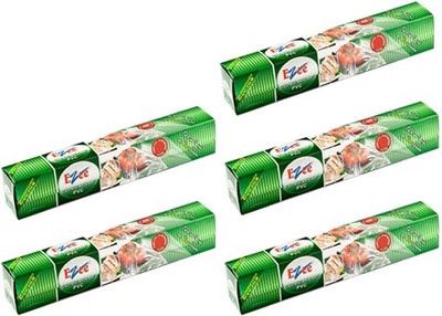 

Ezee Cling Film Shrinkwrap 100 Mtr 12 Inches Width Pack Of 5 Shrinkwrap(Pack of 5, 100 m)