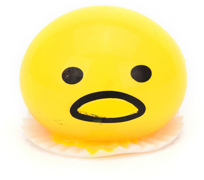 Stealodeal Random Expression Vomiting Yolk Egg Gag Toy(Yellow)