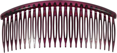 

Sarah Fashionable 24 Theeth Hair Comb Slides for Women by SARAH Hair Clip(Pink)