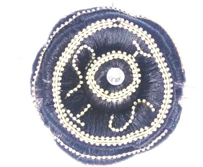

Yashansh Golden Stone Bun Hair Extension