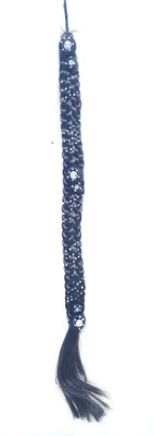 

Yashansh White stone chatai braid Hair Extension