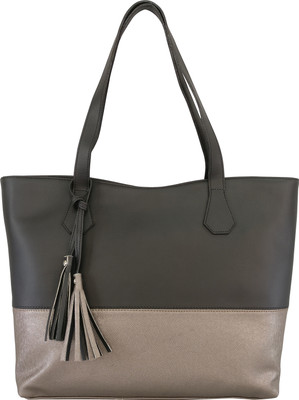 

Toteteca Bag Works Shoulder Bag(Black, Grey)