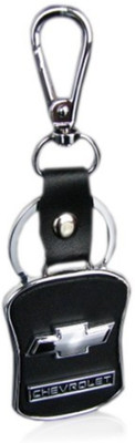 

Spot Deal Jabz197 Chevrolet Leather Metal Locking Key Chain(Black) Key Chain