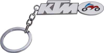 

Zeroza KTM Logo Full Metal KM02 Key Chain(White)