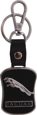 

Zeroza Jaguar Leather Metal JR07 Locking Key Chain(Black)
