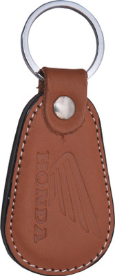 Oyedeal 02 Honda Key Chain(Brown)