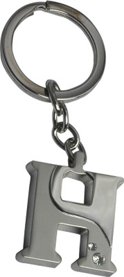 

Oyedeal Alphabet Letter H Shape Key Chain(Silver)
