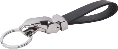 

NCC NCC198 Jaguar Leather Metallic Key Chain(Black) Key Chain