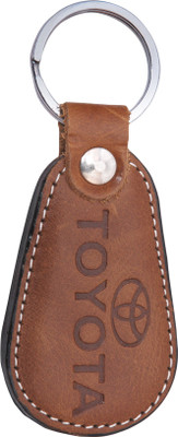 

Zeroza Toyota Leather TY12 Key Chain(Brown)