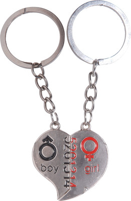 

Oyedeal Kycn597 Boy Girl Couple Key Chain(Multicolor)