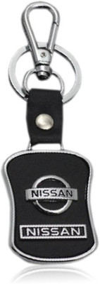 

Oyedeal Nissan Leather Metal Locking Key Chain(Black)