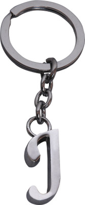 

Zeroza Alphabet Letter I LI01 Key Chain(Silver)