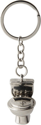 

Oyedeal Metallic Commode Key Chain(Silver)