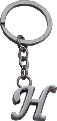 

Zeroza Alphabet Letter H LH03 Key Chain(Silver)