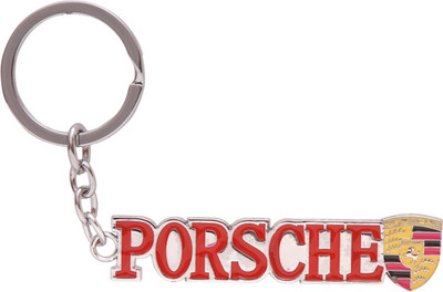 

Oyedeal Porsche Metallic Key Chain(Red)