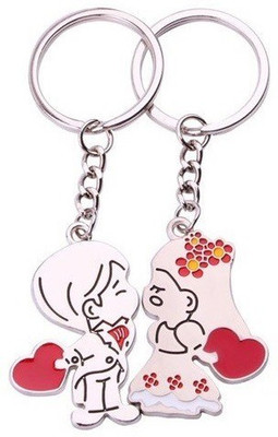 Oyedeal Kissing Couple Key Chain(Multicolor)