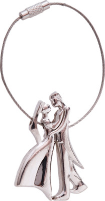 

Oyedeal Bride & Groom KYCN511 Key Chain(Silver)