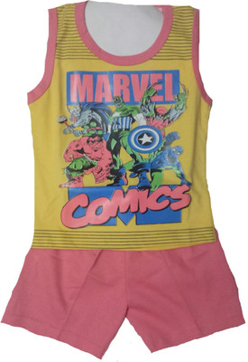 

Kid n Kids Boys Casual T-shirt Pant(Multicolor, Multicolour