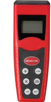 

Bs Spy Laser Distance Measurement Device Area Volume, Addition, Subtraction, Calculation, Feet/meter, LCD with backlight display Ruler(Set of 1, Red)