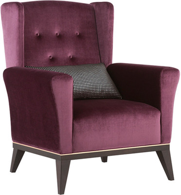 

Black Square Solid Wood Living Room Chair(Finish Color - Mellamine Matt)