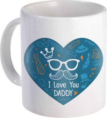 

SKY TRENDS Gift For Fathers Day In Coffee His Anniversary/Birthday Present JSD-062 Ceramic Mug(350 ml), Multicolor