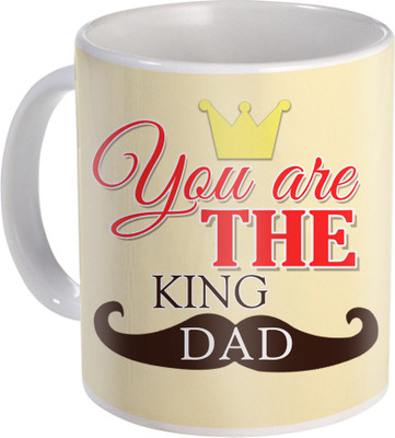

SKY TRENDS Gift For Fathers Day In Coffee His Anniversary/Birthday Present JSD-011 Ceramic Mug(350 ml), Multicolor