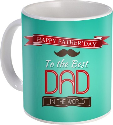 

SKY TRENDS Gift For Fathers Day In Coffee His Anniversary/Birthday Present JSD-021 Ceramic Mug(350 ml), Multicolor