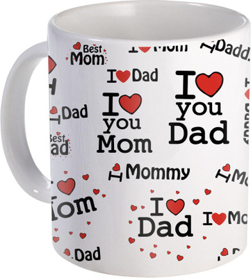 

SKY TRENDS Gift For Fathers Day In Coffee His Anniversary/Birthday Present JSD-012 Ceramic Mug(350 ml), Multicolor