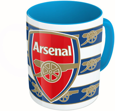 

MiiCreations Printed Two Tone Blue And White Arsenal F.C. Ceramic Mug(325 ml)
