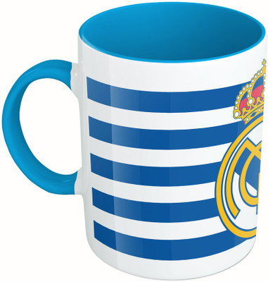 

MiiCreations Printed Two Tone Blue And White Real Madrid C.F. Ceramic Mug(325 ml)