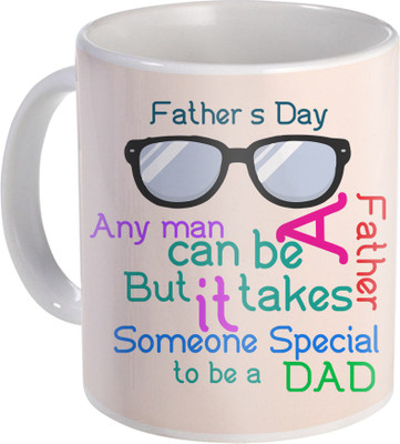 

SKY TRENDS Gift For Fathers Day In Coffee His Anniversary/Birthday Present JSD-091 Ceramic Mug(350 ml), Multicolor