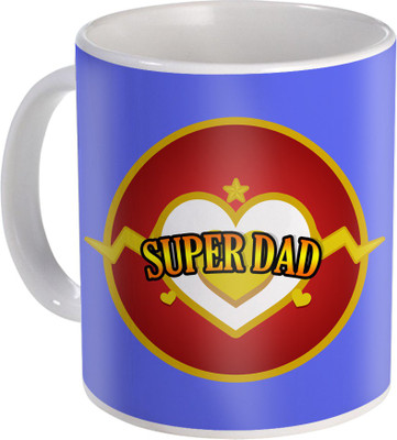 

SKY TRENDS Gift For Father Printed Ceramic Coffee Best Present For His Anniversary/Birhday ATP-034 Ceramic Mug(350 ml), Multicolor