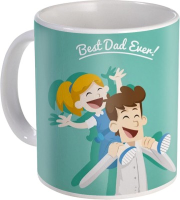 SKY TRENDS Gift For Fathers Day In Coffee His Anniversary/Birthday Present JSD-029 Ceramic Coffee Mug(350 ml)